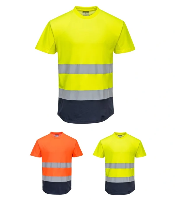 Portwest C395  two Tone Mesh Tee Shirt